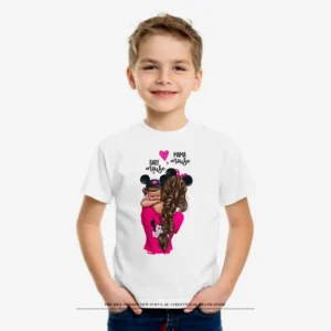 Super Mum Milk Silk Round Neck Slim-fit Base T-shirt for Kids Girl Clothes Boys Clothes Kids Clothes