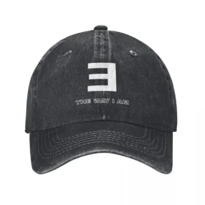 Eminem The Way I Am Baseball Caps Men Women Distressed Cotton Snapback Cap Rap Rapper Music Outdoor All Seasons Travel Gift Hat