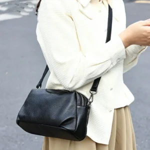 Layer Cowhide Bag Soft Leather Oblique Cross Bag Casual Shoulder Large Capacity Fashion Crossbody Designer Luxury Bag